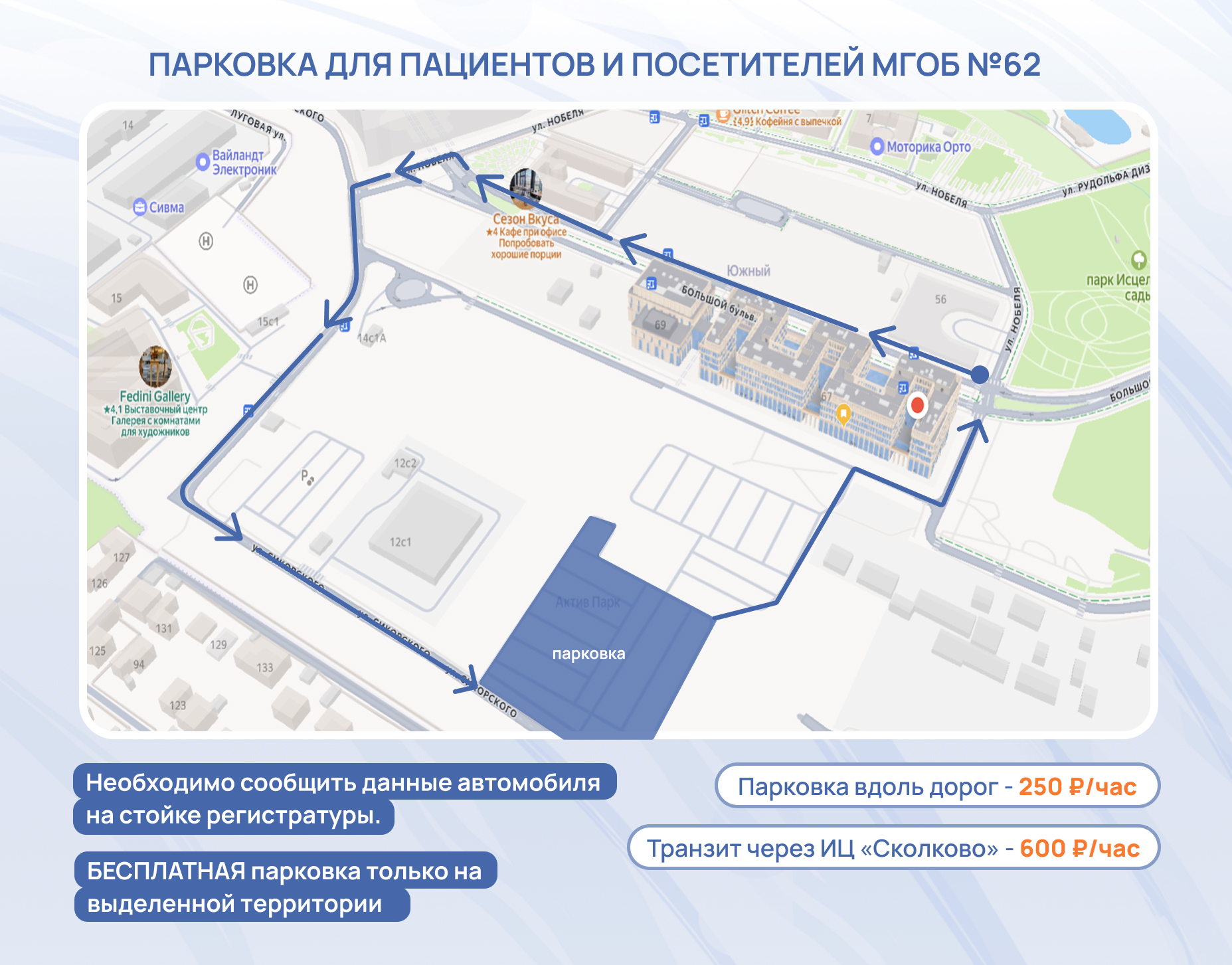 Новые правила парковки для пациентов и их сопровождающих — фото 1